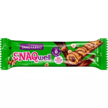 Батончик вафельный Snaq Fabriq с шоколадно-ореховой начинкой 20 г