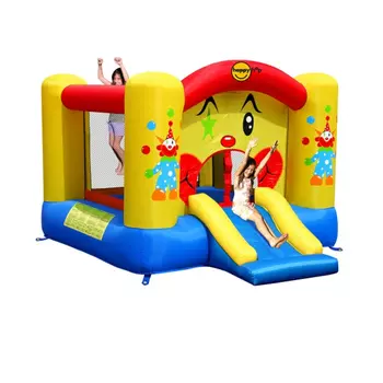 Батут надувной Happy Hop с горкой "Забавный клоун" 300х225х175 см