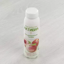 Биойогурт Активиа яблоко, персик 260 г