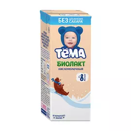 Биолакт Тёма Детский без сахара 3,4% 206 г