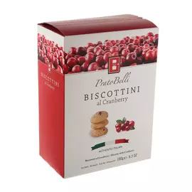 Бискоттини Belli с клюквой 180 г