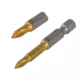 Бита магнитная МастерАлмаз 1/4 /25мм PH3 Titan 2Шт