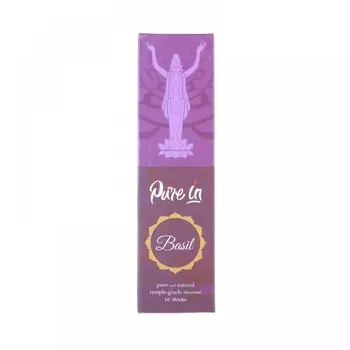 Благовония натуральные Pure in базилик 10 палочек