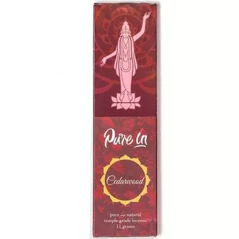 Благовония натуральные Pure in кедр 10 палочек