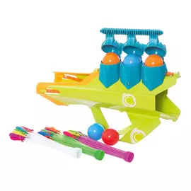 Бластер Веселые забавы для снежков, водных бомбочек и мячей 3 в 1