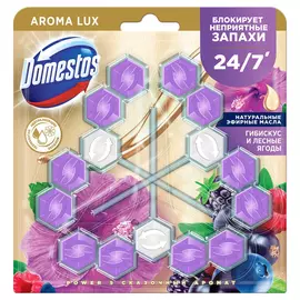 Блок для очищения унитаза Domestos Power 5 Aroma Lux Сказочный аромат, 3х50 г