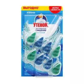 Блок для унитаза Туалетный Утенок Морской двойной подвесной