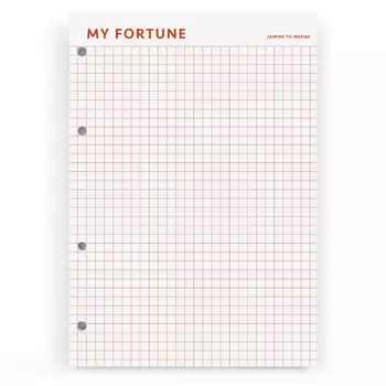 Блок сменный Be Smart красный, 14х20 см, 60 л., клетка