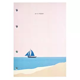 Блокнот Be Smart Golden sun парусник А5 14x19,8 см 80 л в точку