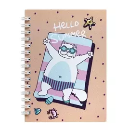 Блокнот Be Smart Hello summer 80 л клетка