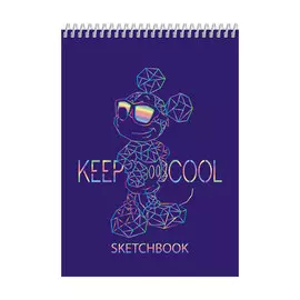 Блокнот Hatber SketchBook Микки Мау 60 л А5 без линовки