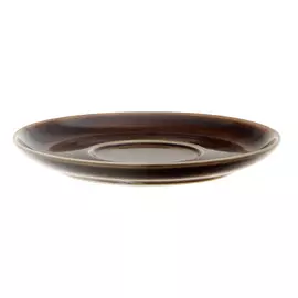 Блюдце Башкирский фарфор Принц 14,5 см коричневый