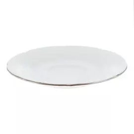 Блюдце чайное Kutahya porselen Caprice отводка платина