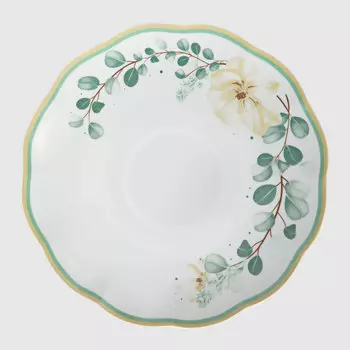 Блюдце Royal Garden Эвкалиптовый венок 14 см