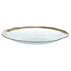 Блюдо ArdaCam Prag голубое 28 см