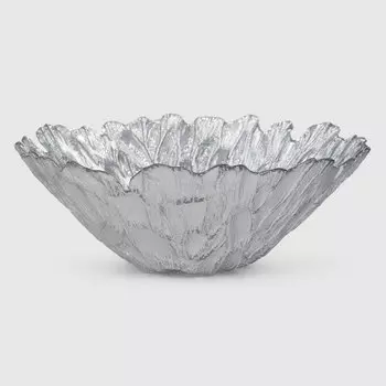 Блюдо ArdaCam серебристое 23х8,5 см