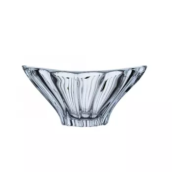 Блюдо Aurum-Crystal s.r.o. Plantica для фруктов прозрачное 22 см