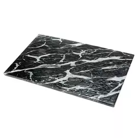 Блюдо черное Kulsan Marble 53х32,5 см