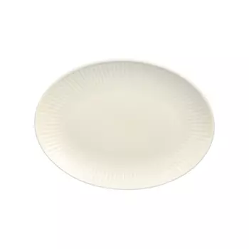 Блюдо Cmielow Dalia GL04 овальное кремовое 33 см