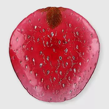 Блюдо Efe Glass клубника 26 см