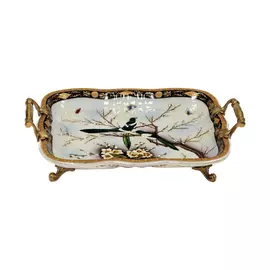 Блюдо Glasar 30x21x8см