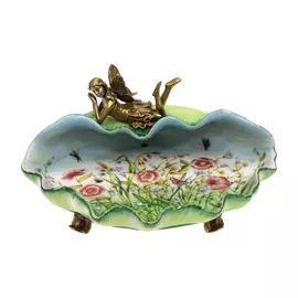 Блюдо Glasar с феей 28x25x15см