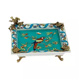 Блюдо Glasar с ручками 33x29x6см