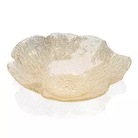 Блюдо IVV Folies круглое 18 см желтое золото