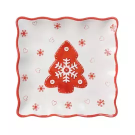 Блюдо керамическое Ad trend XMas 31х30 см в ассортименте