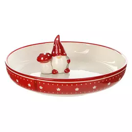 Блюдо керамическое TSS Гном 23х23х7,5 см