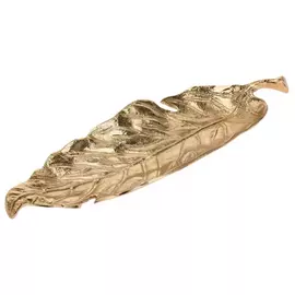 Блюдо Koopman лист 36x21x7 см серебро