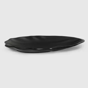 Блюдо Kulsan Terra black 29х20,5 см