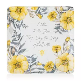 Блюдо квадратное Certified Int Пчелки 32х32 см