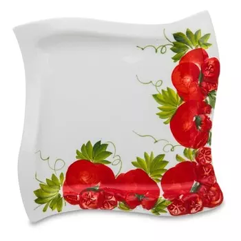 Блюдо квадратное Edelweiss Томаты 20х20 см