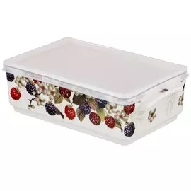 Блюдо Lefard Ежевика с ручками и крышкой 20,5 см