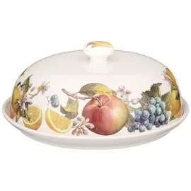 Блюдо Lefard Фрукты круглое с крышкой 23 см