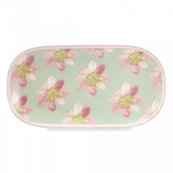 Блюдо Maxwell & Williams Primula овальное шалфей 33х17,5 см