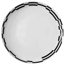 Блюдо мелкое Thun Tom Черно-белые полоски 30 см
