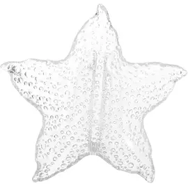 Блюдо Mercury starfish 26х26см прозрачный