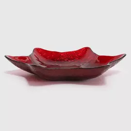 Блюдо Mercury Stars д32.5см бордо