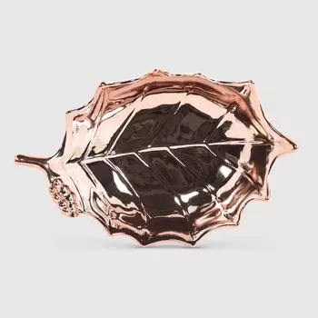 Блюдо Mercury Tableware Holly leaf 26x17 см