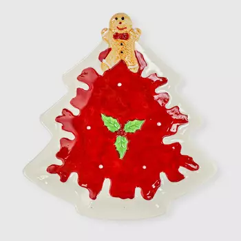 Блюдо Mercury Tableware ёлка 26х27 см