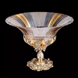 Блюдо на ножке Астра Голд Adagio 34 см