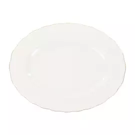 Блюдо овальное 24 см, Kutahya Porselen irem отводка золото