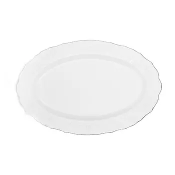 Блюдо овальное Concordia 39 см Отводка Платина