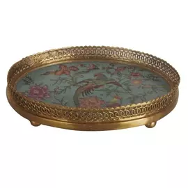 Блюдо овальное Glasar 26x20x5см зеленый