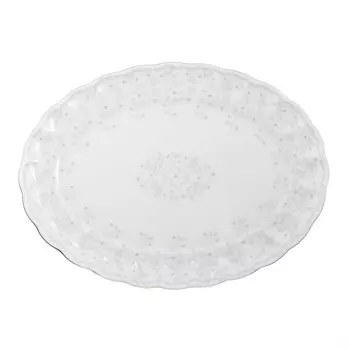 Блюдо овальное Hatori Джулия 28 см бежевый