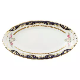 Блюдо овальное Leander Мелкие цветы 23 см