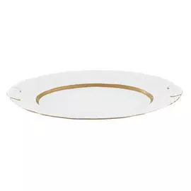 Блюдо овальное Leander Золотая лента 36 см