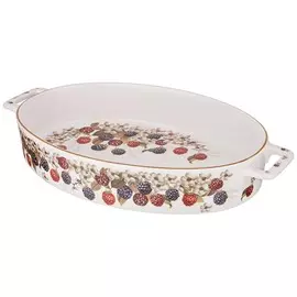 Блюдо овальное Lefard Ежевика с ручками 36,5 см